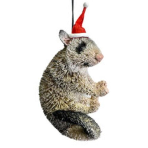 Bristlebrush - Possum with Santa Hat