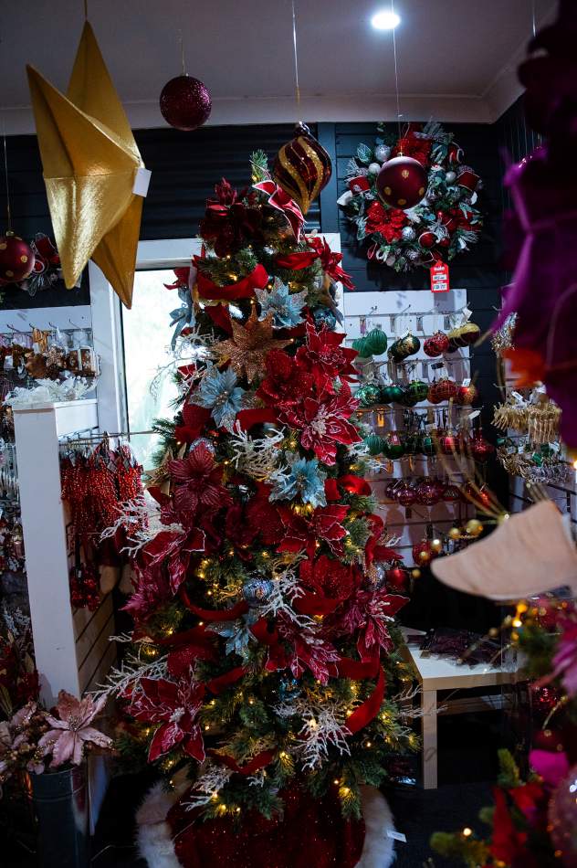 Christmas Decorations and trees, ornaments, baubles and more