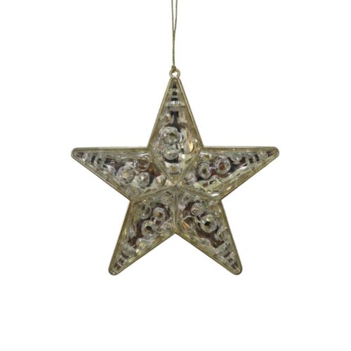 gold star hanging ornament