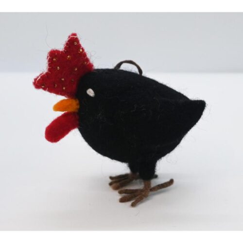 Black Chook Hanging Ornament