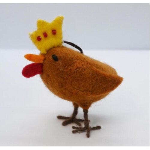 Brown Chook Hanging Ornament