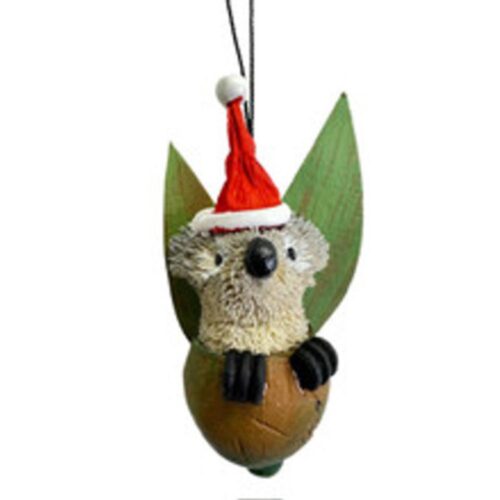 Bristlebrush - Gumnut Baby with Santa Hat