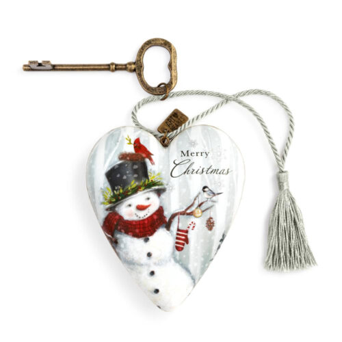Art Heart - Merry Christmas Snowman