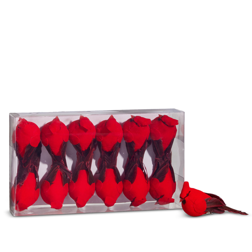 Cardinals Clip On Red Box of 12