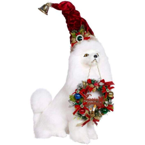 Mark Roberts - Decor Item - Merry Christmas Sitting Dog
