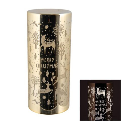 LED Christmas Pillar Champagne Large