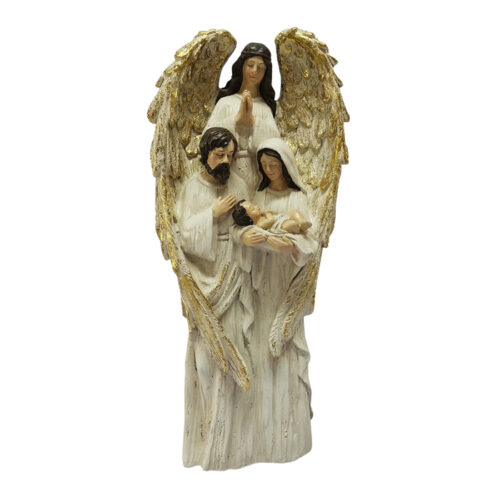 Angel with Family Cream/Gold