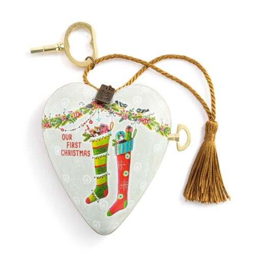 Musical Art Heart - Our First Christmas