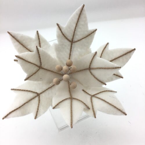 Poinsettia, Ivory & Natural