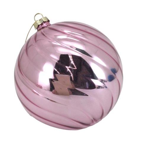 Bauble, Shiny Pink, 15cm