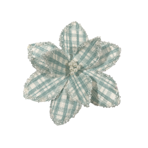 Poinsettia, Blue Chequer