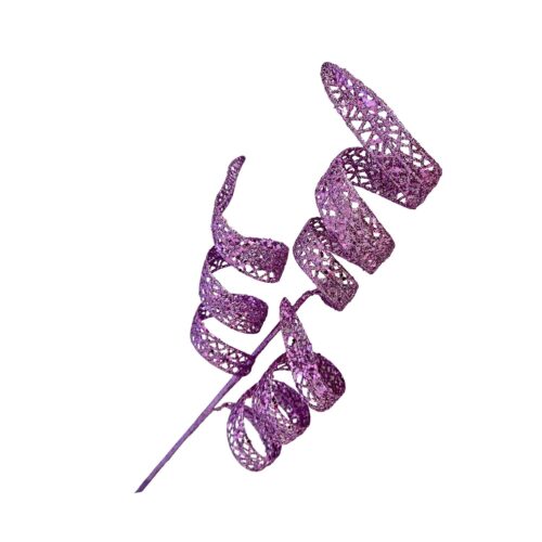 Purple Glitter Curl Spray