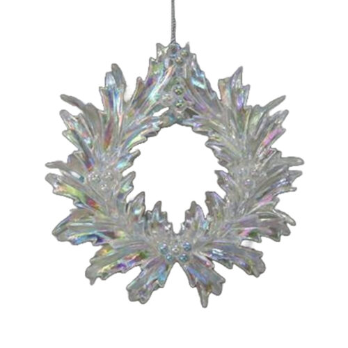 Wreath HO Iridescent,  Clear