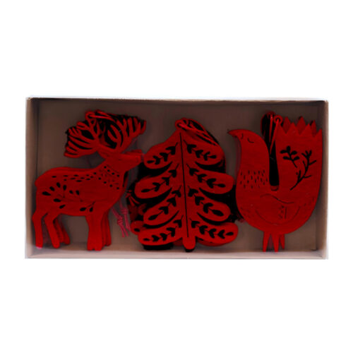 Scandi style Deer, Tree & Bird Set 9