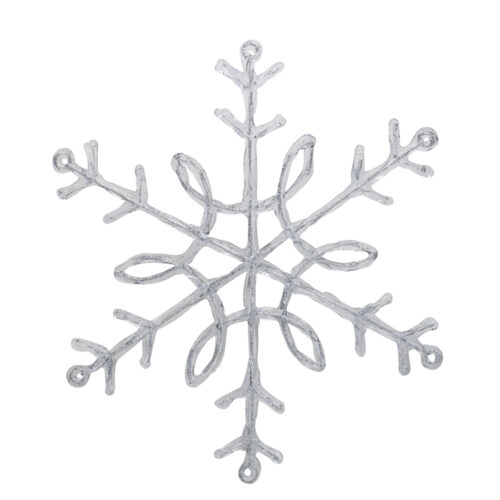 Snowflake Curl White Large