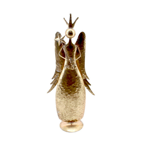 Crowned  Metal Angel Gold Small