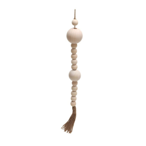 Bead Tassel Drop Natural