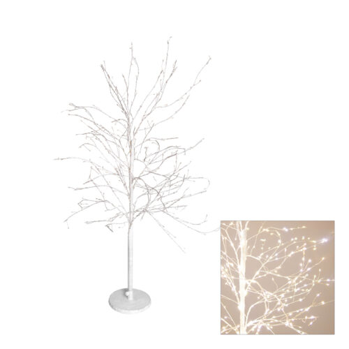 Stockholm 120cm White Christmas Tree 600 LED Warm White