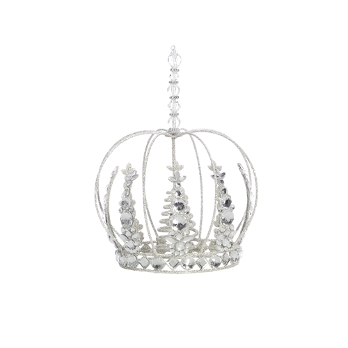 Crown Tree Topper Silver