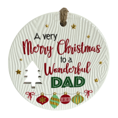 Xmas Plaque - Dad