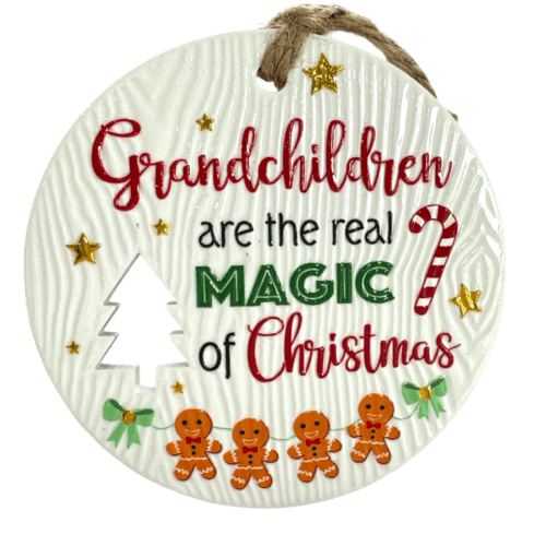 Xmas Plaque - Grandchildren