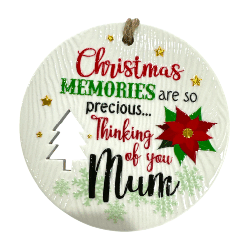 Xmas Plaque - Mum Memories