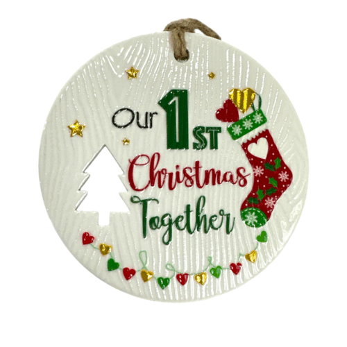 Xmas Plaque - Our 1st together