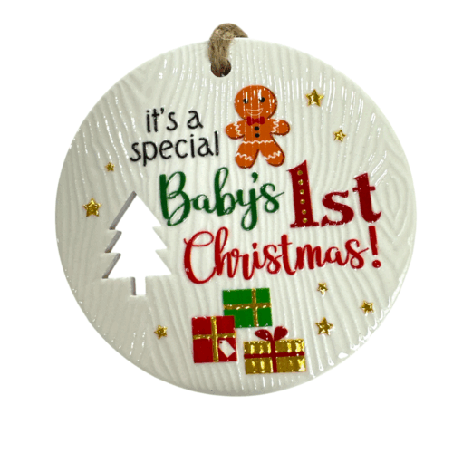 Xmas Plaque - Special Baby's 1st Xmas