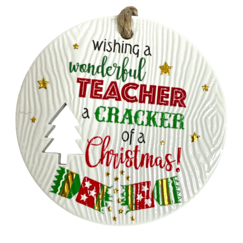 Xmas Plaque - Teacher