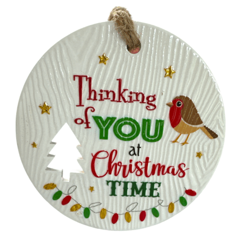 Xmas Plaque - Thinking of You