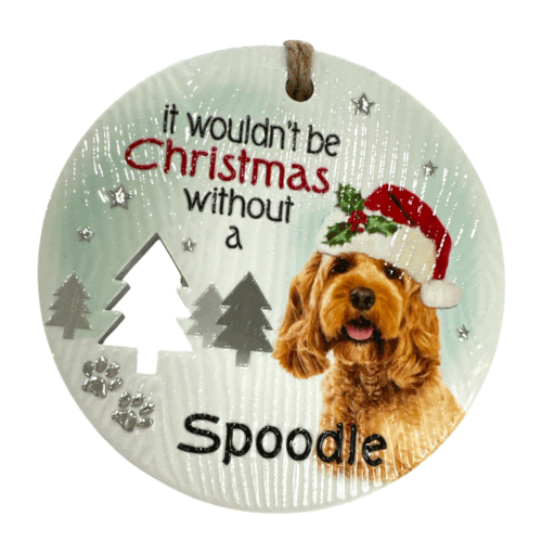 Xmas Plaque - Spoodle