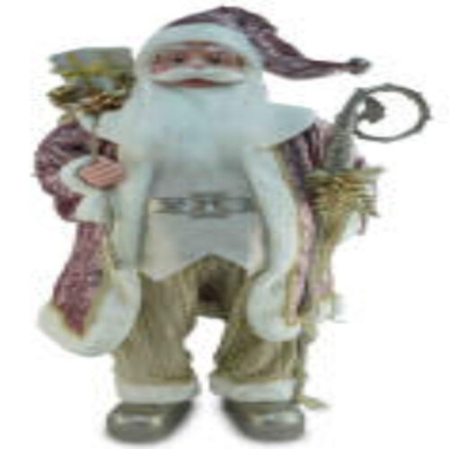 Santa Standing Soft Mauve