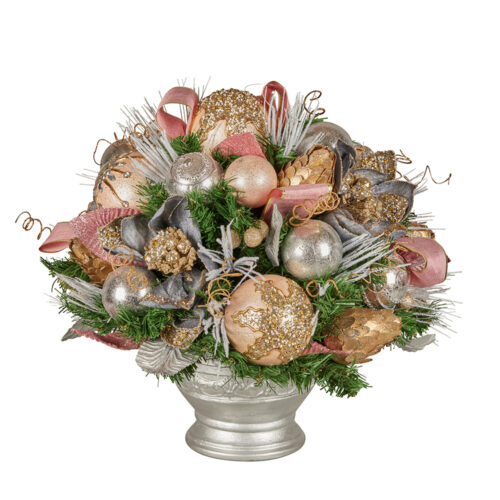 Centrepiece Christmas Blush