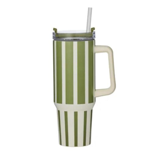 Vertice Stripe Insulated Mug
