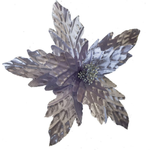 Poinsettia Clip On Lilac