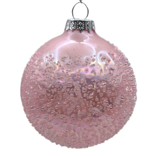 Bauble Pink Crusted