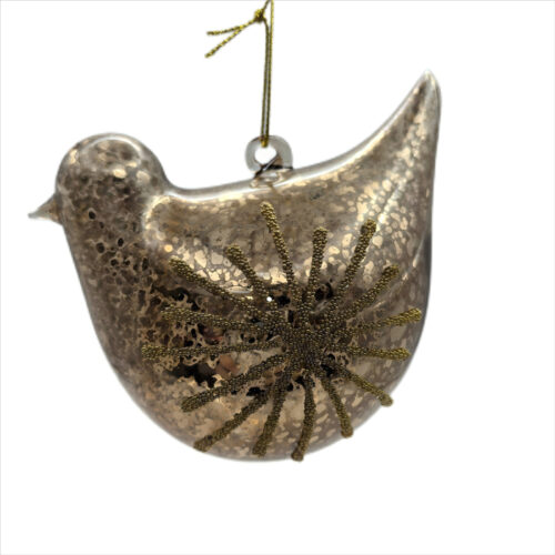 Hen Hanging Ornament Gold