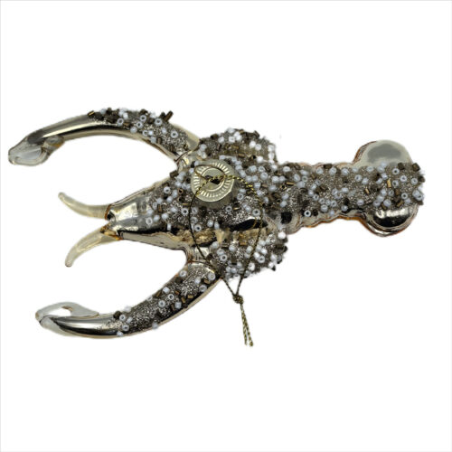 Lobster Hanging Ornament Champagne