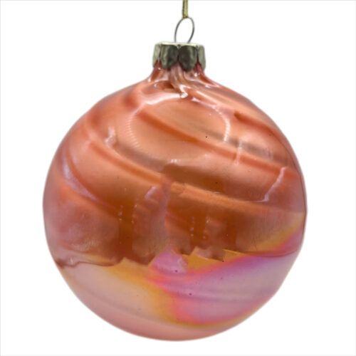 Bauble,  Round,  Coral Pearl