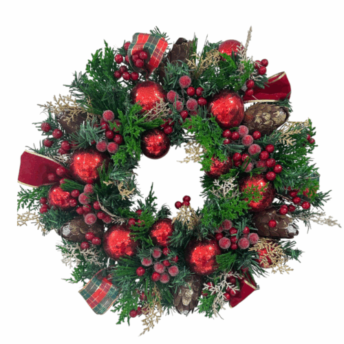Wreath Berries & Baubles