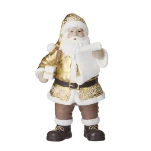 Santa with Note - Gold