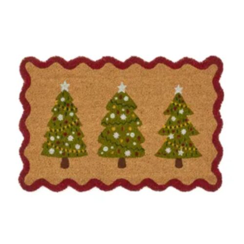 Door Mat - Christmas Trees