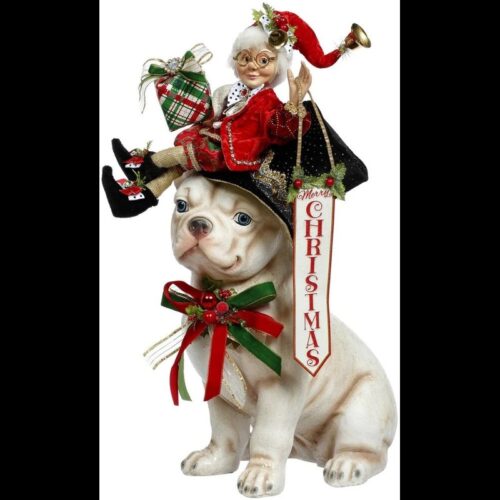 Mark Roberts - Decor Item - Merry Christmas Bull Dog