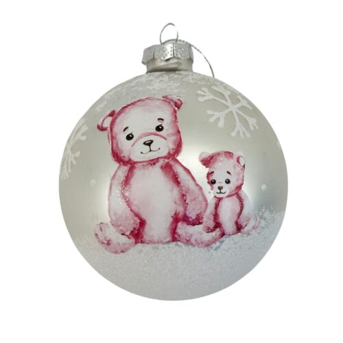 Bauble Cute Bear Pink