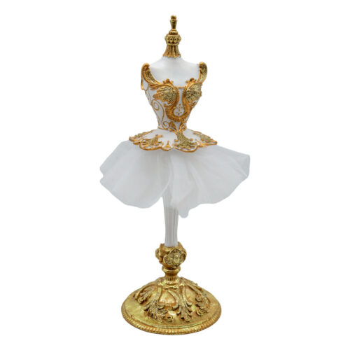 Ballerina Bust White/Gold