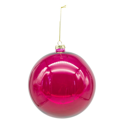 Bauble Transparent Ball Cranberry