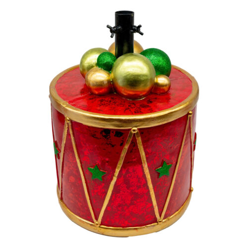 Drum Tree Stand Red