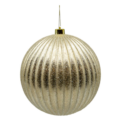 Bauble Lined Glitter Champagne