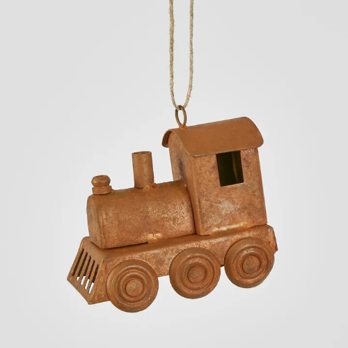 Rusty Train Hanging Ornament