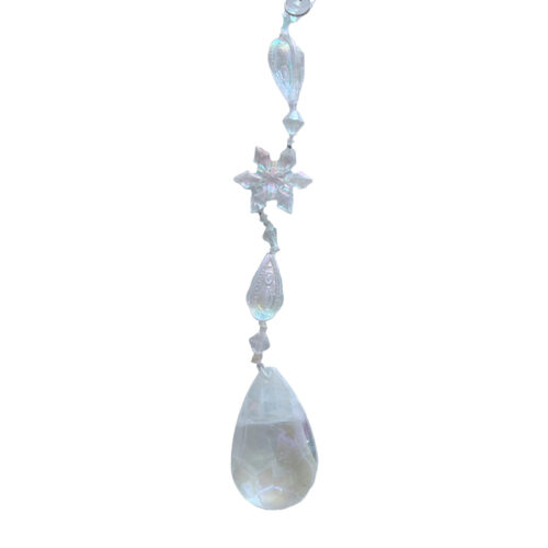 Teardrop Hanging Ornament Iridescent